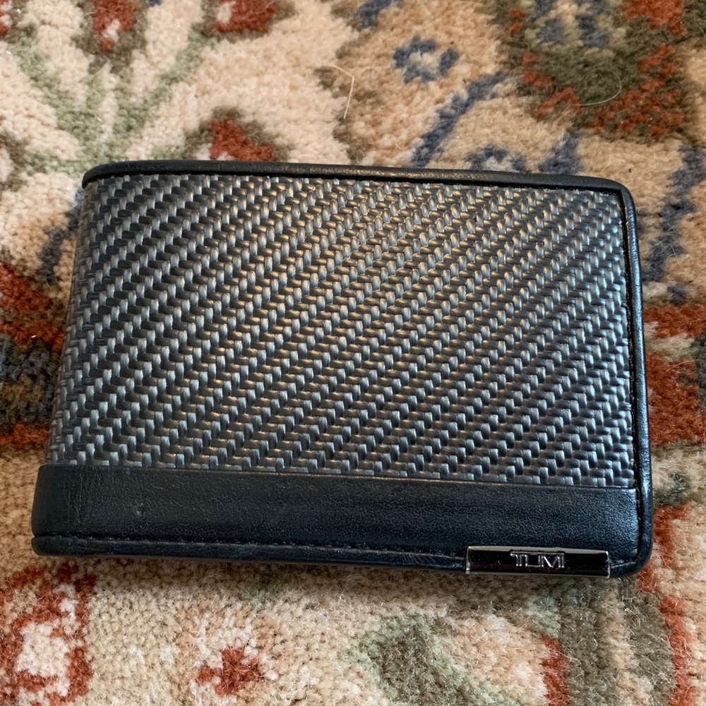 Tumi CFX Carbon Fiber RFID Blocking Bifold Wallet
